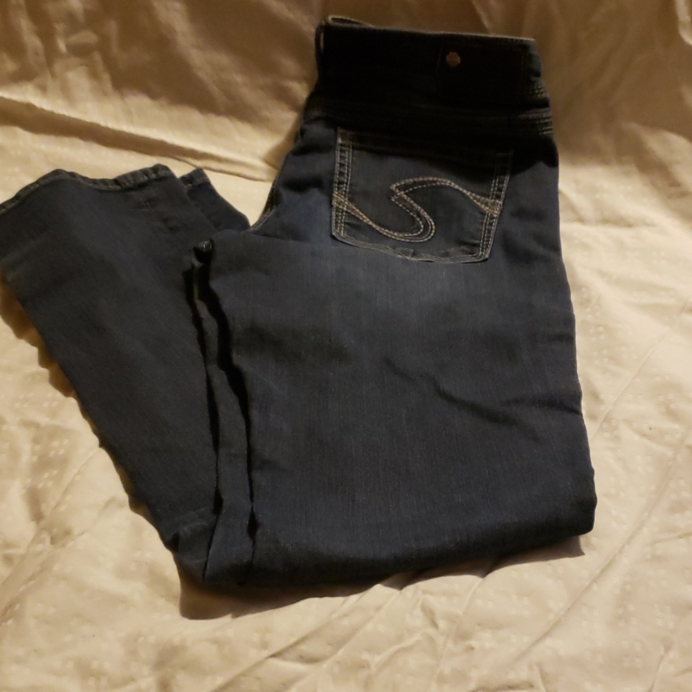 Silver jeans